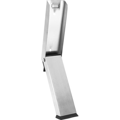 Butée de Porte Acier Inoxydable avec Système de Pied Protection Murale Fracas pour Portes Intérieures et Extérieures Pratique pour Sécurité des (1/5)