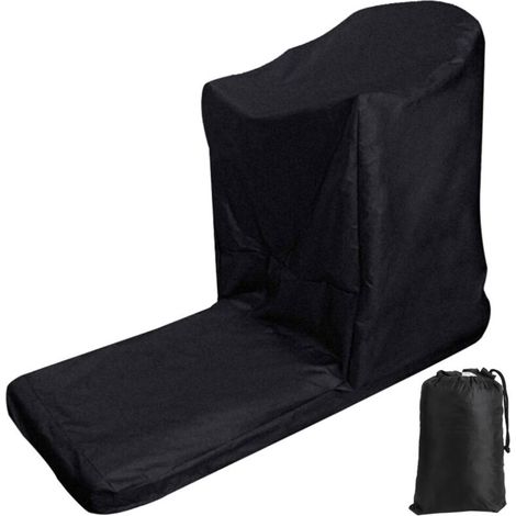 L-shaped treadmill cover, dustproof protective cover, black, indoor/outdoor supplies (1/5)