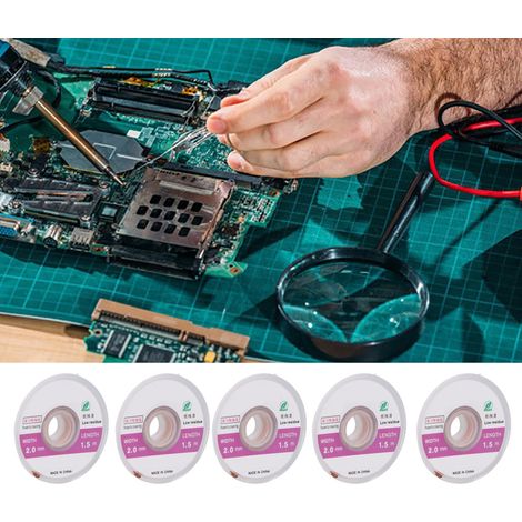 Lot de 5 embouts de dessoudage, faible résidu, sans nettoyage XD-2015 (1/5)