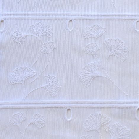 Modulable en maille imprimé gingko Blanc 0.45x1.8 m