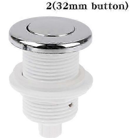 Interrupteur pneumatique 28/32/34 mm Marche/Arrêt Bouton-poussoir pour baignoire (1/5)