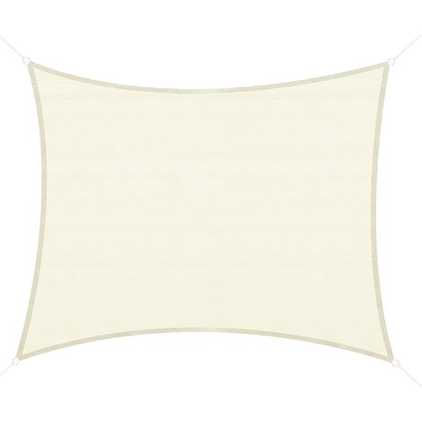 Toldo de Vela Sombrilla Parasol Rectángulo Tejido de Poliester 185 g/m² Jardín (1/6)