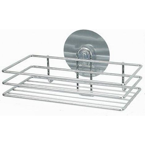 Cleafe - Mensola Rettangolare Porta Oggetti Da Bagno Montaggio Parete Con Biadesivo 79839 - (1/2)