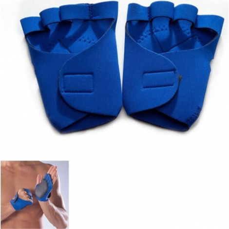 Gants En Néoprène Protection De La Paume Demi-doigts Gymnastique Sports Antidérapants Gymnastique