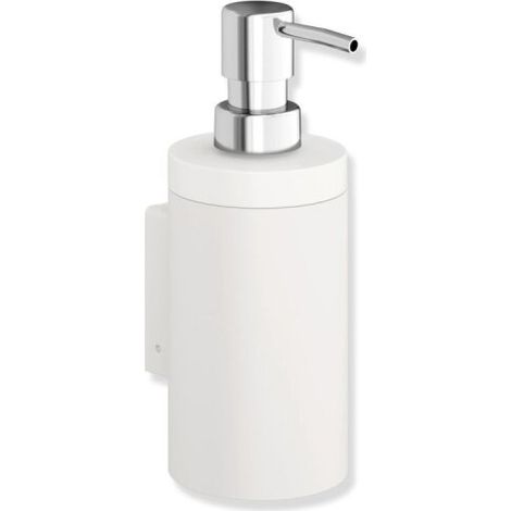 HEWI 900.06.00160 Distributeur de savon AS avec support, couleur argent polie (plvb)