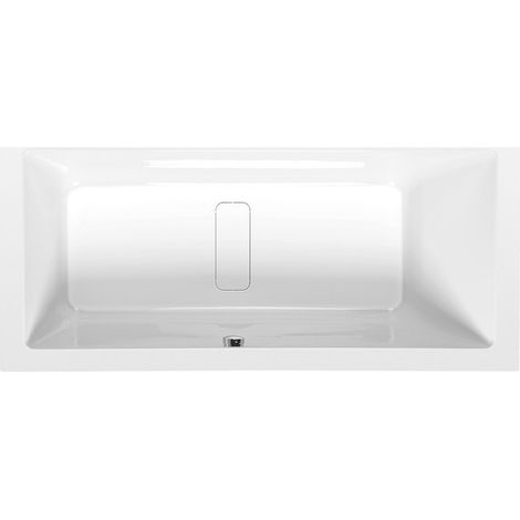 Baignoire rectangulaire MARLENE 170x80x48cm, blanc (1/4)