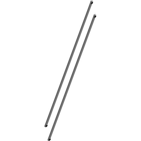 Jeu de tringles noir RAL9005 B3 - LA CROISEE DS - DS7231-013
