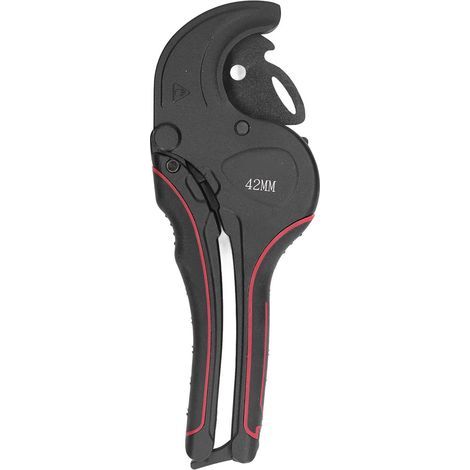 Rohrschneider für PVC-Rohre, Ratschenmechanismus, automatische Verriegelung, austauschbare Klinge, Schere für CPVC- und PEX-Gummirohre (0–42 mm). (1/5)