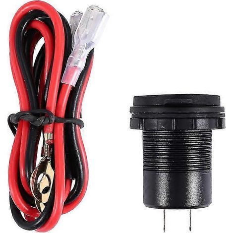 Chargeur de voiture double USB Quick Charge 3.0 12 V 36 W avec interrupteur pour bateau