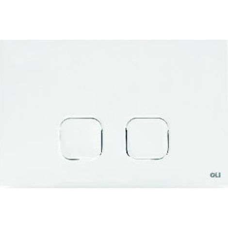 Placca plain dual doppio scarico - oli colore bianca 070826 (1/2)