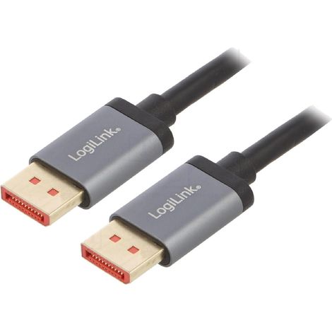 Cable DisplayPort 1.4 male des 2 cotes HDCP 2.2 1m - Noir