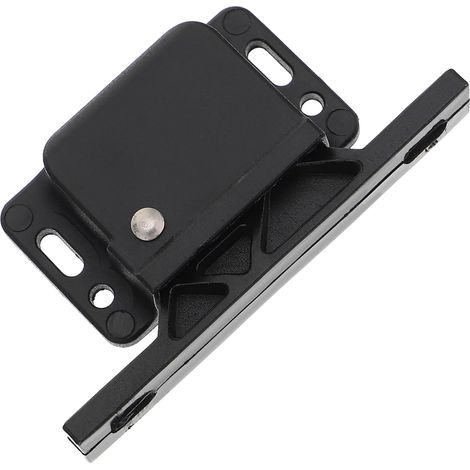 Lot de 2 loquets porte dissimulés en plastique passivé, pour meubles (1/5)
