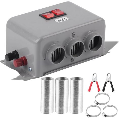 Winter Heater 3 Holes 600W-800W Fast Heating Car Defroster Compact Heater with Dual Speed Switch for Quick Warmth and Frost Removal Chauffage 12v Voiture Koelvloeistoffilters (1/5)