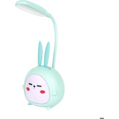 Lampe de Bureau Sans Fil, Lampe de Bureau pour Enfant, Lampe de Bureau LED, Rechargeable par USB,Cadeau pour Garçons, Filles, Bleu (1/5)
