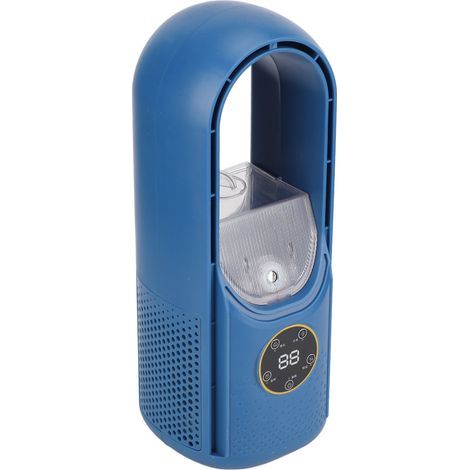 Multifunktionaler, blattloser USB-Turmventilator mit integrierter Nebel- und Luftbefeuchtungsfunktion, ideal für Zuhause, Studentenwohnheim oder Büro. (1/5)