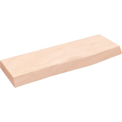 Étagère murale  Étagère flottante 60x20x4 cm bois de chêne massif non traité (1/5)