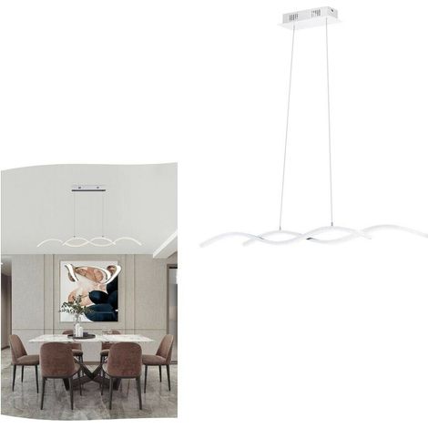 Lampadario Led A Sospensione 25 W Luce Naturale 4000k Lampada Twist