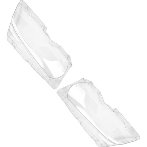 Paar klare Scheinwerfergläser für E46 2-Türer (1999–2003), klare ABS-Gehäuse links/rechts, Ersatzgläser (1/5)