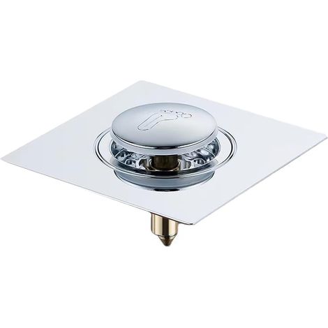 Waschbeckenablauf aus Edelstahl mit Dual-Modus-Drainage, Anti-Verstopfungs-Korbsieb und Dichtung, für einfache Installation für den Heimgebrauch, Silber (1/4)