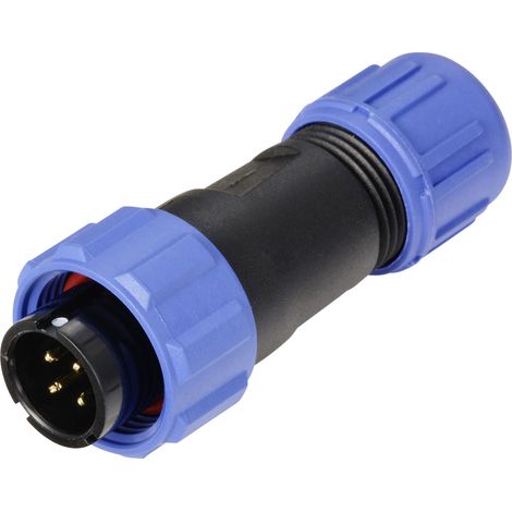 Weipu SP1310 / P 4 I Rundstecker Stecker, gerade Gesamtpolzahl: 4 Serie (Rundsteckverbinder): SP13 (1/4)