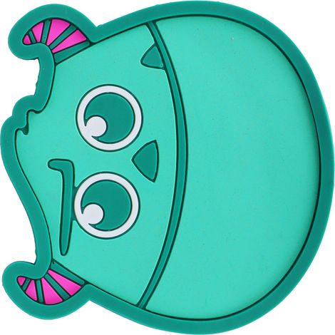 Dessous de verre en silicone, motif dessin animé, anti-brûlure, isotherme, pour tasse, décoration de table, animal (1/5)