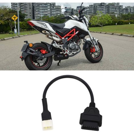 Robustes 6-poliges OBD-Kabel für Benelli TNT Motorräder mit Delphi Steuergerät.