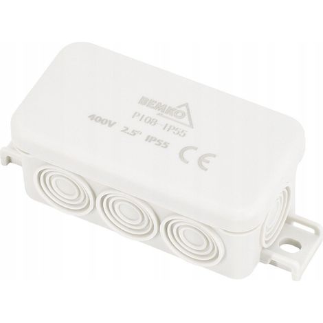 Installationsbox Bemko e04-pi08-ip55 wasserdicht 8 Anschlüsse (1/2)