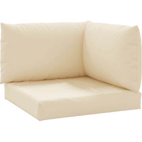 Maison Exclusive - Palettenkissen 3-tlg. Beige Oxford-Gewebe