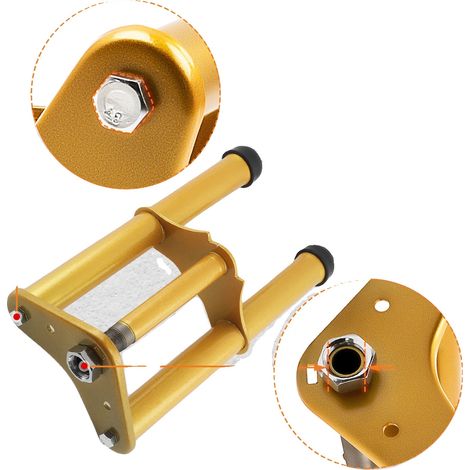 Conjunto de suspensión de horquilla, altura 13 cm, longitud 55 cm, ancho 19 cm, peso 3350 g, para motocicletas todoterreno de 50 cc a 110 cc. (1/5)