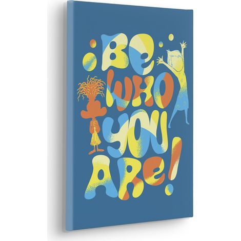 Komar Canvasbild Disney und Pixar Inside Out Be Who You Are - 40 x 30 cm - Bild auf Keilrahmen (1/3)