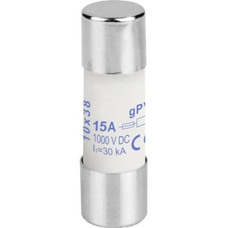 Weidmüller 2827970000 FUSE 10X38 15A 1000 VDC GPV S Micro-fusible 15 A Contenu 1 pc(s) (1/2)
