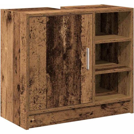 Maison Exclusive - Mobile da Bagno Legno vecchio 63 x 29 x 55 cm Legno multistrato