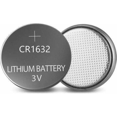 5 Piles Bouton Cr1632 3v 120mah Pour Horloges, Télécommandes, Maxtech (1/2)