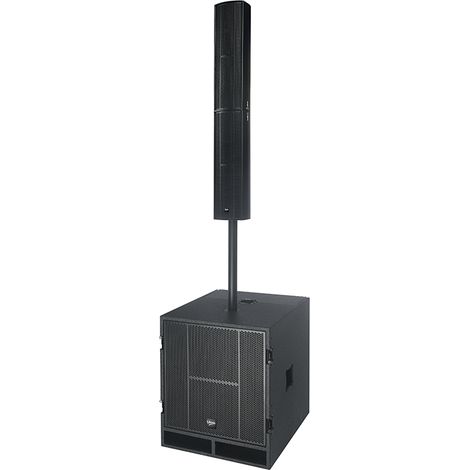 Columnas de altavoces activos V-tone, sistema de 760 W RMS con amplificador DSP (1/5)