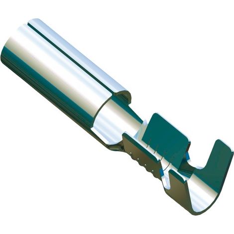 Terminale cilindrico femmina diametro 2mm stagnato