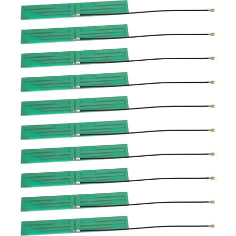 Jeu de 10 antennes PCB pleine bande NZ-4G-PCB-010, résistantes à l'oxydation, compatibles modules NB-IoT, 2G, 3G, WiFi, fixation facile. (1/5)