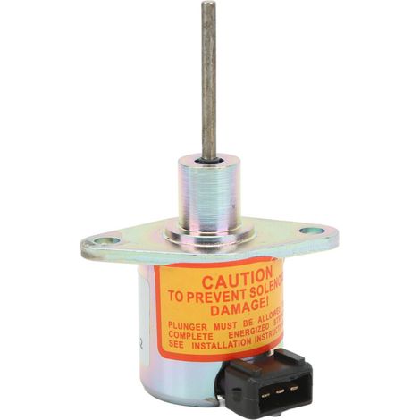 Motorstopp-Magnetventil E6820 60011 Elektrisches Stopp-Magnetventil für Kioti CK25 CK2510F CK2510HF 12V Traktor (1/5)
