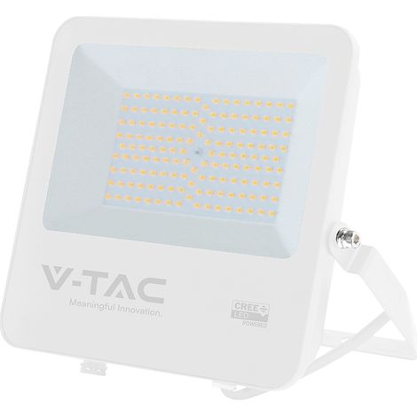Projecteur LED Extérieur 100W 115lm/W CREE Chip Blanc V-TAC VT-44101 - 115 deg - Blanc neutre - 4000K (1/5)