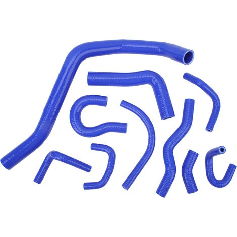Kit de durites de radiateur en silicone pour CR-X 1988 à 1991 (bleu) (1/5)