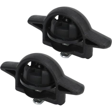 Taquets d’arrimage haute résistance – Lot de 2 pièces pour rails de plateau Toyota Tacoma (2005–2021), acier renforcé