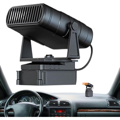Chauffage portable pour voiture - Chauffage portable pour l'intérieur et l'extérieur - Déshumidificateur pour fenêtre de véhicule - Pour camping, bureau, intérieur, extérieur, camion, camionnette, SUV (1/5)
