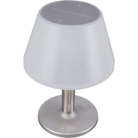 Lampe de Table Solaire - LED - 3 Niveaux de Luminosité - Métal Antirouille - Pour Intérieur - 1 Pièce (1/5)