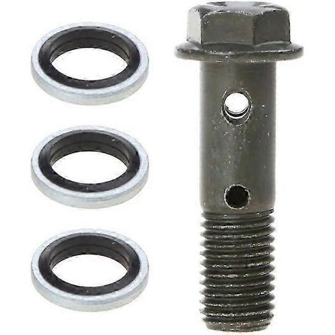 Vis de purge de cylindre de frein de moto à vis banjo M10x125mm pour Suzuki (1/5)