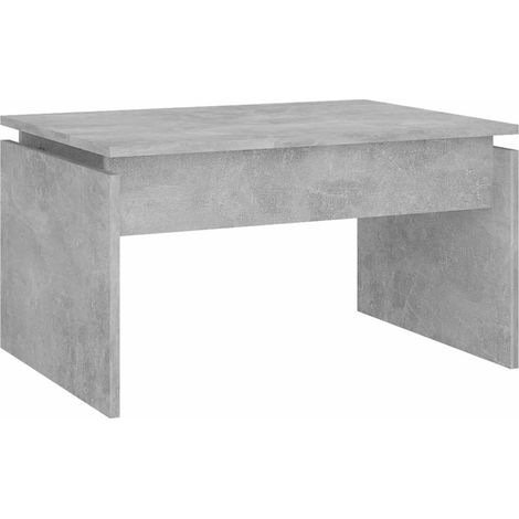 Maison Exclusive - Tavolino da Salotto Grigio Cemento 68x50x38cm Legno Multistrato (1/5)