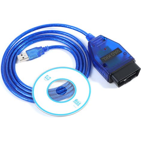 USB Cable KKL VAG-COM 409.1 OBD2 II OBD Diagnostic Scanner VW/Audi/Seat VCDS (1/5)