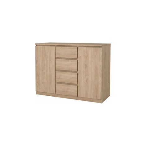 KIT MADIA 2ANTE+4CASS NAIA 121X50X91CM ROVERE