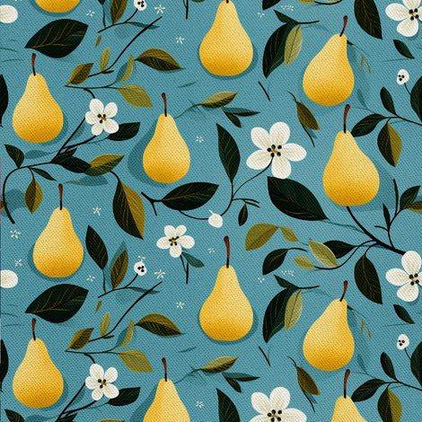 Tela decorativa para exteriores Oxford - Motivo frutal DX6594 (1/5)