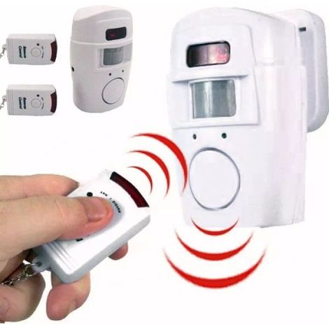 KIT SISTEMA DI ALLARME ANTIFURTO CON SENSORE SIRENA 2 TELECOMADI WIRELESS