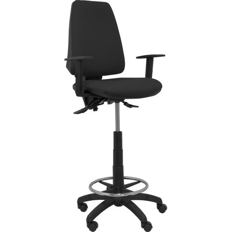 Taburete Elche Piqueras y Crespo I840B10 Negro PVC