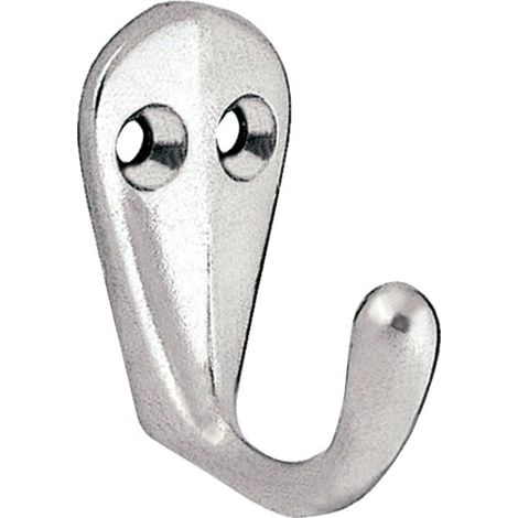 Format Hut- / Mantelhaken "Hati" Aluminium poliert 23x38mm (1/2)